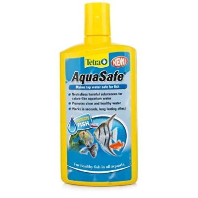 Imagen de Tetra AquaSafe para Agua de Acuario Natural y Apta Peces, Neutraliza las Sustancias Nocivas del Grifo, Botella 500 ml