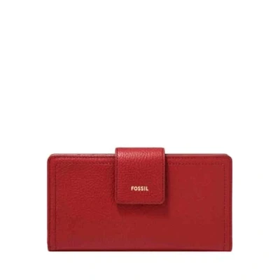 Imagen de Fossil Logan RFID Tab Clutch Garnet
