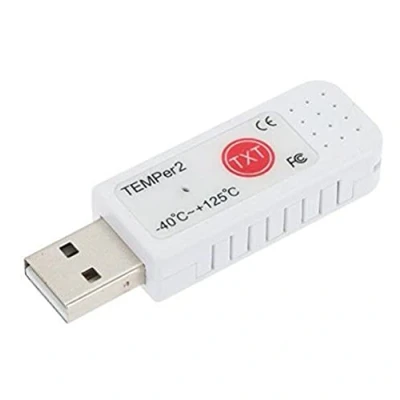 Imagen de Sensor de temperatura USB comprobador datos inscribirá aeroplate termómetro