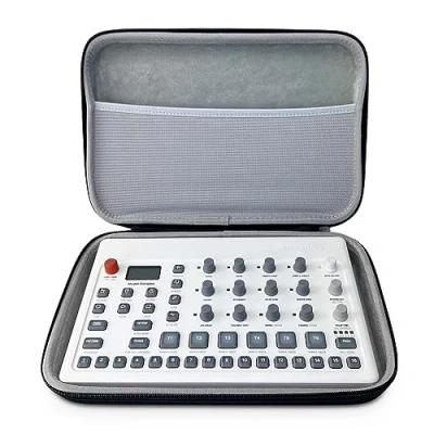 Imagen de Analog Cases Pulse Case para muestras del Modelo Elektron o una Caja de Tambor comparable (Estuche Transporte Hecho EVA/Nylon Moldeado Duradero, con un asa espaciosa y cómoda), Negro