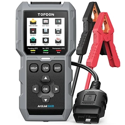 Imagen de TOPDON AL500B obd2 Diagnosis con Todas Las Funciones, comprobador de batería 12 V, Pruebas Carga y Arranque a V/24 actualizaciones Software gratuitas