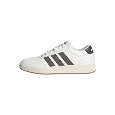 Imagen de adidas Hombre BREAKNET 3.0 Shoes, Core White/Earth Strata/Grey Six, 49 1/3 EU