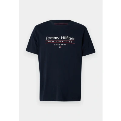 Imagen de Tommy Hilfiger Center Stack TEE Camiseta estampada, Hombre, Talla: Small, Desert sky