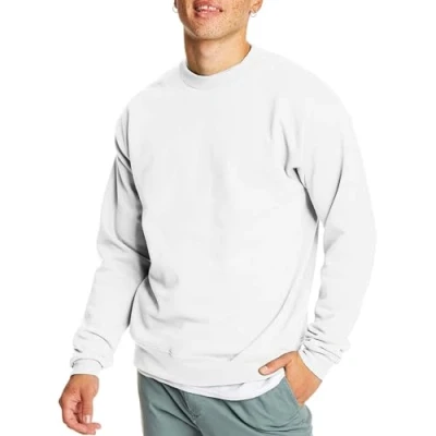 Imagen de Hanes Ecosmart Sweatshirtecosmart Sudadera, Bianco, XXXL para Hombre