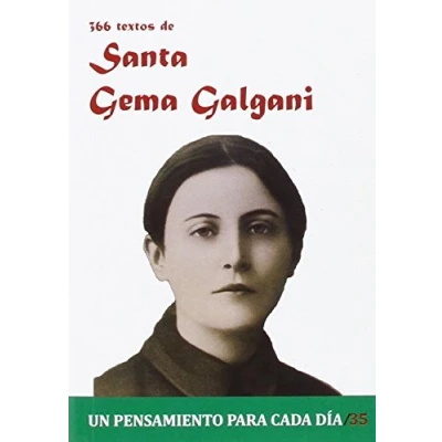 Imagen de 366 Textos de Santa Gema Galgani (Un pensamiento para cada día)
