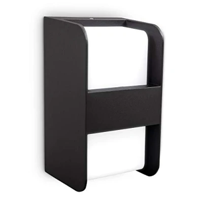 Imagen de B.K.Licht lámpara de exterior I con barra central 1 casquillo E27 IP44 pared 215x120 mm bombilla excl.