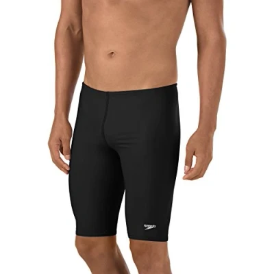 Imagen de Speedo Traje de baño PowerFLEX Eco Solid Jammer para Hombre, Navy, W42