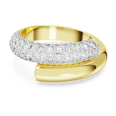 Imagen de Swarovski Anillo Dextera, Blanco, Baño tono oro