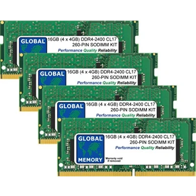 Imagen de 8GB (2 x 4GB) DDR4 2400MHz PC4 19200 260 PIN SODIMM Memoria RAM Kit para Intel 27 Pulgadas Retina 5K iMac (2017)