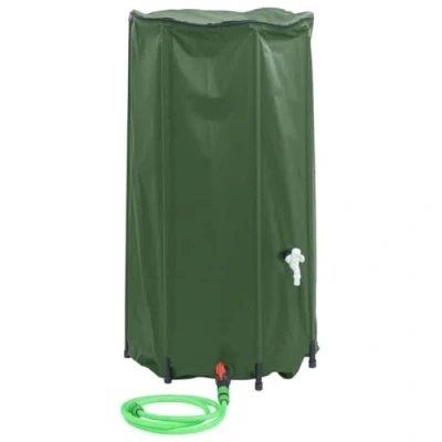 Imagen de vidaXL Depósito de Agua Plegable con Grifo, Bidón Agua, Contenedor Almacenaje Tanque para Jardín, PVC 100 l