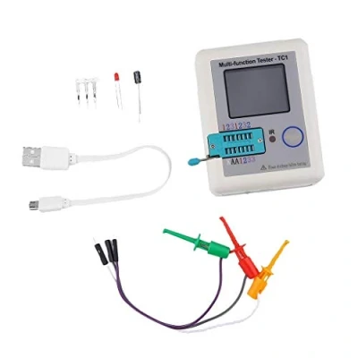 Imagen de ARCELI Medidor de ESR Resistencia capacitancia inductancia Transistor LR TC1