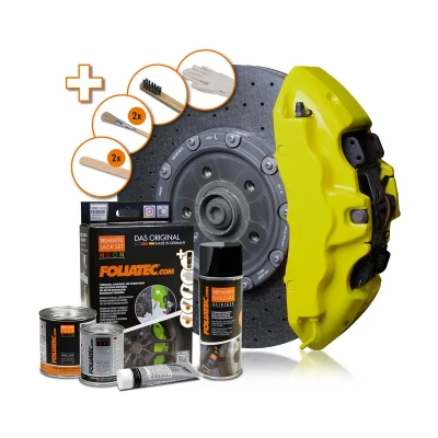 Imagen de FOLIATEC 2184 Barniz pinza freno aerosol 400, 125, 50 amarillo