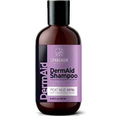 Imagen de Champú para la Dermatitis Seborreica Barro de Turba Natural el Tratamiento del Cuero Cabelludo seco, con Picor y Escamoso, contra caspa, psoriasis eczema. 250 ml