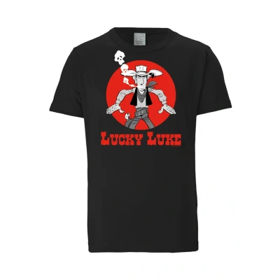 Imagen de Logoshirt Lucky Lukeprint Camiseta estampada, Hombre, Talla: XL, Schwarz