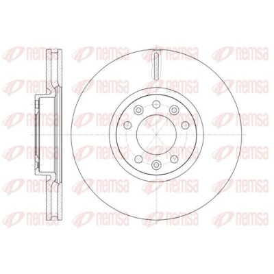 Imagen de REMSA 61472.10 Disco de freno Eje delantero 303,8, 303,8 28 5 ventilado PEUGEOT: 407 Berlina, 508 I 308 II Hatchback