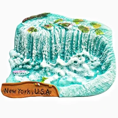 Imagen de MUYU Magnet Imán para nevera 3D de Niagara Falls Nueva York, pegatinas viaje Estados Unidos, recuerdo decoración el hogar y la cocina