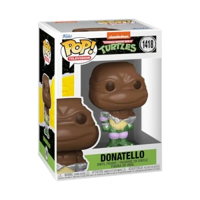Imagen de Funko Pop! TV: Teenage Mutant Ninja Turtles (TMNT) Donatello Figura de Vinilo Coleccionable Idea Regalo Mercancia Oficial Juguetes para Niños y Adultos TV Fans