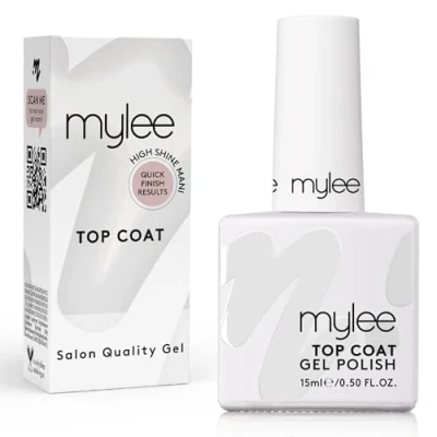 Imagen de MYGEL by Mylee Top Coat para Esmalte en Gel Semipermanente 15ml, UV/LED Manicura y Pedicura Uso Profesional Doméstico, Larga Duración, Fácil de Aplicar, Duradero Seguro