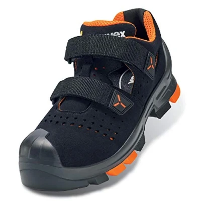 Imagen de Uvex S3 SRC ESD Botas de Seguridad (2 Unidades, Talla 45), Color Naranja y Negro