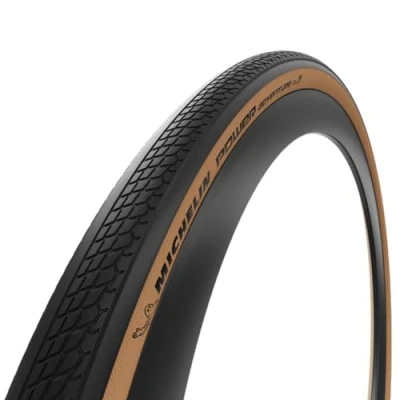 Imagen de MICHELIN Neumático Power Adventure 700x30 Comp.TLR Soup.Negro/Mar, Unisex Adult, Negro, 700x30C