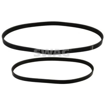 Imagen de SWAG 50 94 0858 Juego de correas trapeciales poli V se requiere herramiente especial para montaje FORD: FIESTA 6, 5, Fusion Familiar