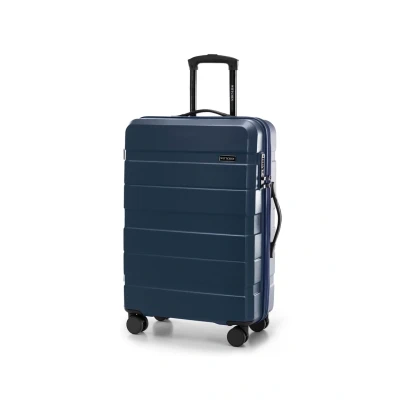 Imagen de WITTCHEN Comodo Line Maleta Mediana Bolsa de Viaje Equipaje Dura ABS Cerradura TSA Tamaño M Azul Oscuro