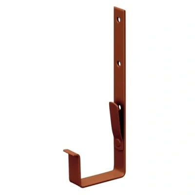 Imagen de INEFA soporte para canalón de caja, PVC NW 68marrón accesorios, fácil instalación,made in Germany