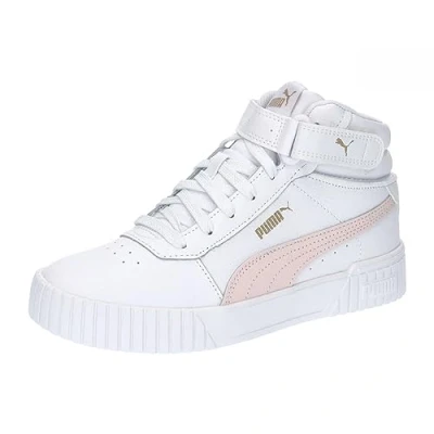 Imagen de Puma Carina 2.0 MID Zapatillas altas, Mujer, Talla: 40.5, White/frosty pink/gold Piel