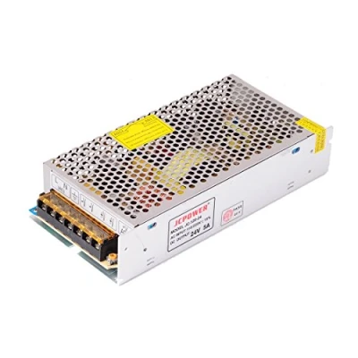 Imagen de BTF LIGHTING 24V 5A 120W Adaptador Fuente Alimentación de Aluminio para 5050 LED Módulos Tira Luz