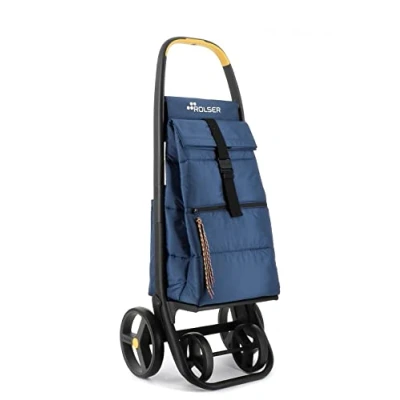 Imagen de Rolser Carro Clec Termo Polar 8 Plus Lemon 4 Ruedas Grandes Marino