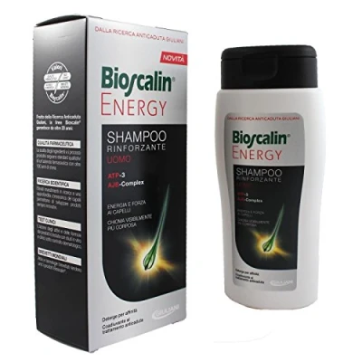 Imagen de Bioscalin Energy Champú revitalizante con ATP y AJB de 200 ml, para cabello hombre