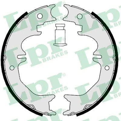 Imagen de LPR 08850 Zapatas de Freno Mano TOYOTA: Land Cruiser 80, Prado 90, 120