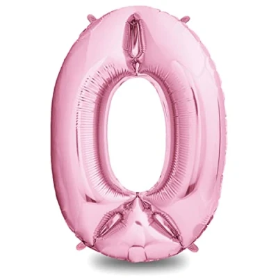 Imagen de envami® Globos de Cumpleãnos 0 101 CM Globo Años Numero Decoracion Cumpleaños Niñas Numeros Gigantes para Fiestas Vuelan con Helio, Rosas