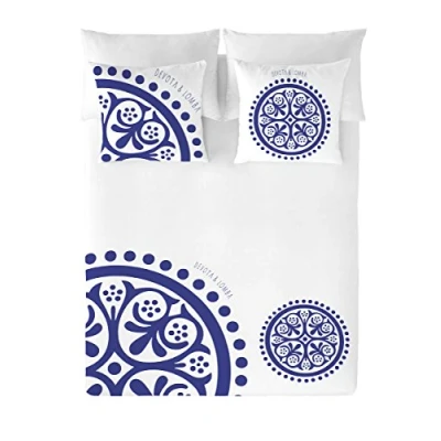Imagen de Devota &amp; Lomba Klein Geo Funda Nórdica, Algodón, Multicolor, 135x42x4 cm