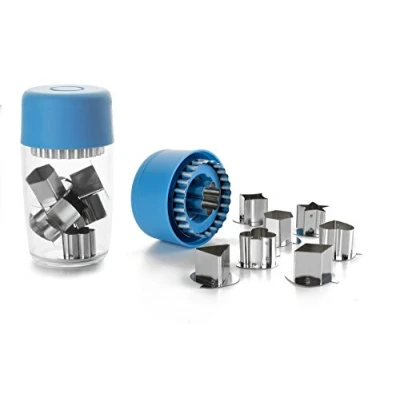 Imagen de Ibili Set 8 Cortapastas LINZER Clasico, Acero Inoxidable