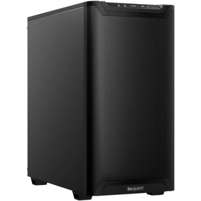 Imagen de be quiet! Pure Base 501 Airflow Black Caja de PC, 2 Ventiladores Wings 3 140mm PWM preinstalados, presión Aire Extraordinaria, USB 3.2 Gen. Tipo C, instalación Vertical Opcional la GPU