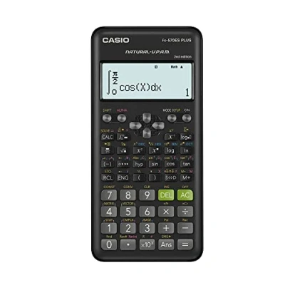 Imagen de Casio FX 570ES Plus 2 Calculadora Científica, 417 Funciones, 11 x 77 162 mm Negro