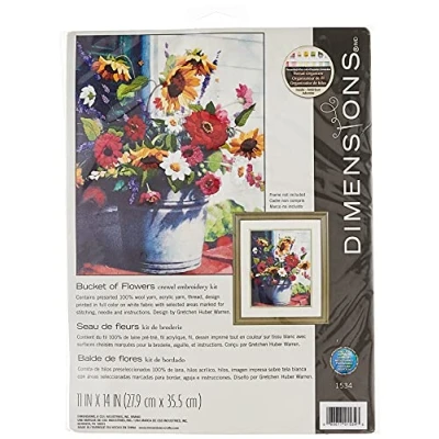 Imagen de Dimensions Cubo de Flores, Lana, Multicolor, talla única