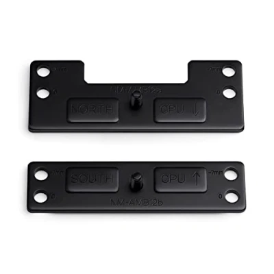 Imagen de Noctua NM AMB12 chromax.Black, Barras de Montaje para AMD AM5 con Posición Desplazada un Rendimiento Mejorado en Cuanto a Refrigeración (Negro)