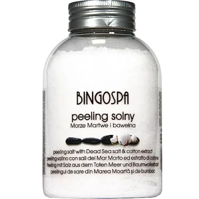 Imagen de bingospa Spa Peeling sal del mar muerto &amp; algodón extracto 580 G