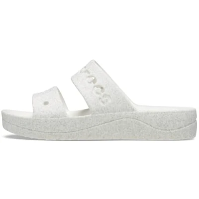 Imagen de Crocs Baya Platform Sandal, Sandalias Mujer, Glitter White, 41/42 EU
