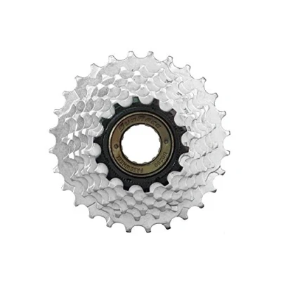 Imagen de SUN RACE MFM20 6 Speed Freewheel 14 28T Zinc Cassettes, Adultos Unisex, Plateado, ESTANDAR
