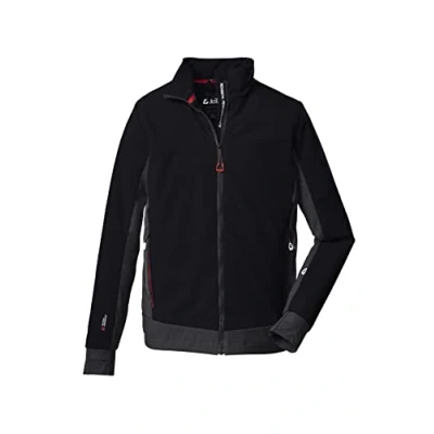 Imagen de Killtec Men&#039;s Chaqueta softshell con cuello alzado KOW 89 MN SFTSHLL JCKT, black, XXL, 38579 000