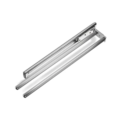 Imagen de SOTECH 2 piezas Toallero giratorio TED brazos cromo pulido (aluminio, 450 730 mm, extensible) extraíble telescópico para baño o cocina