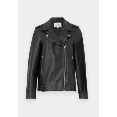 Imagen de ONLY Onlmille Jacket Chaqueta de cuero sintético, Mujer, Talla: XS, Black