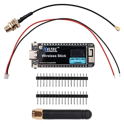 Imagen de DollaTek Lora Wireless Stick V3 esp32 WiFi Placa de Desarrollo con Pantalla OLED 0,49 Pulgadas 868MHZ 915MHZ