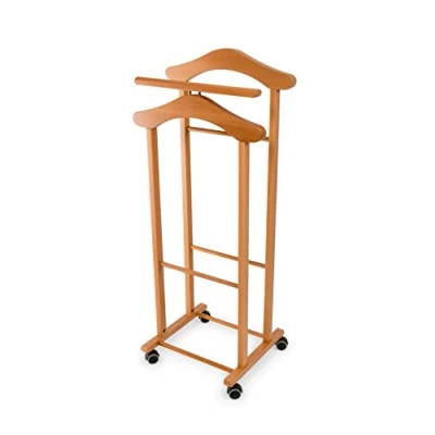 Imagen de Arredamenti Italia ARREDAMENTIITALIA Galán de Noche para Dormitorio Trendy, Madera Percha Doble Color: Cerezo Ar It il Cuore del Legno