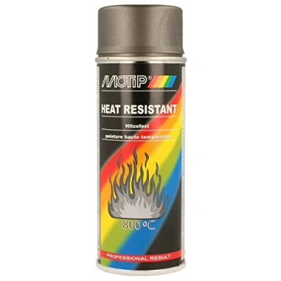 Imagen de MOTIP 04037 Laca para motor / silenciador Kompakt green glossy 400 ml antracita