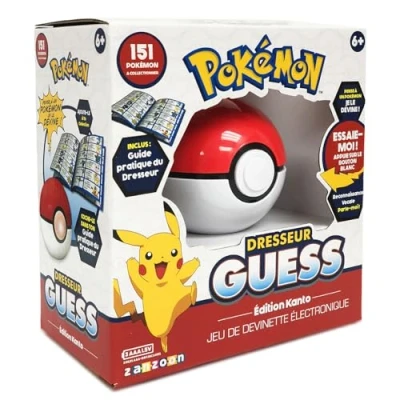 Imagen de Bandai Pokémon Guess Kanto Trainer Poké Ball Juego electrónico Habla francés 80598