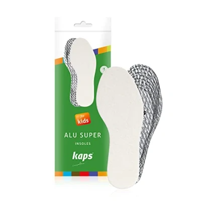 Imagen de Kaps Alu Super Kids, Plantillas De Zapatos Invierno Para Niños, Aislamiento Y Calidez, Talla A Medida, Corte Todos Los Tamaños, 1 Par